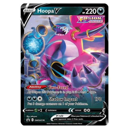 Hoopa V - SWSH176 - Pokémon Black Star Promo - Jumbo (Stort kort)