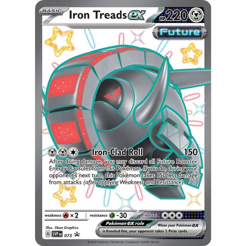 Shiny Iron Treads ex - SVP073 - Black Star Promo - Pokémon Scarlet & Violet: Paldean Fates
