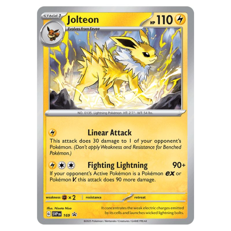 Jolteon - SVP169 - Pokémon Black Star Promo