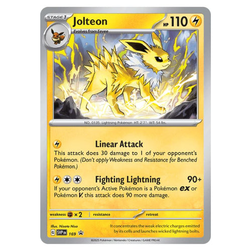 Jolteon - SVP169 - Pokémon Black Star Promo