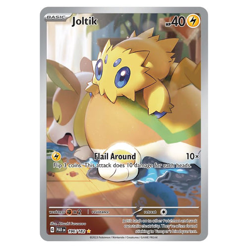 Joltik Illustration Rare - PAR #196/182 - Pokémon Scarlet & Violet: Paradox Rift