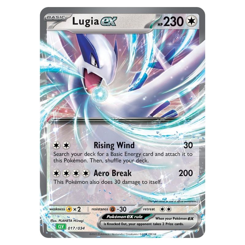 Lugia ex - CLV017 Jumbo - Pokémon Trading Card Game Classic (Stort kort)