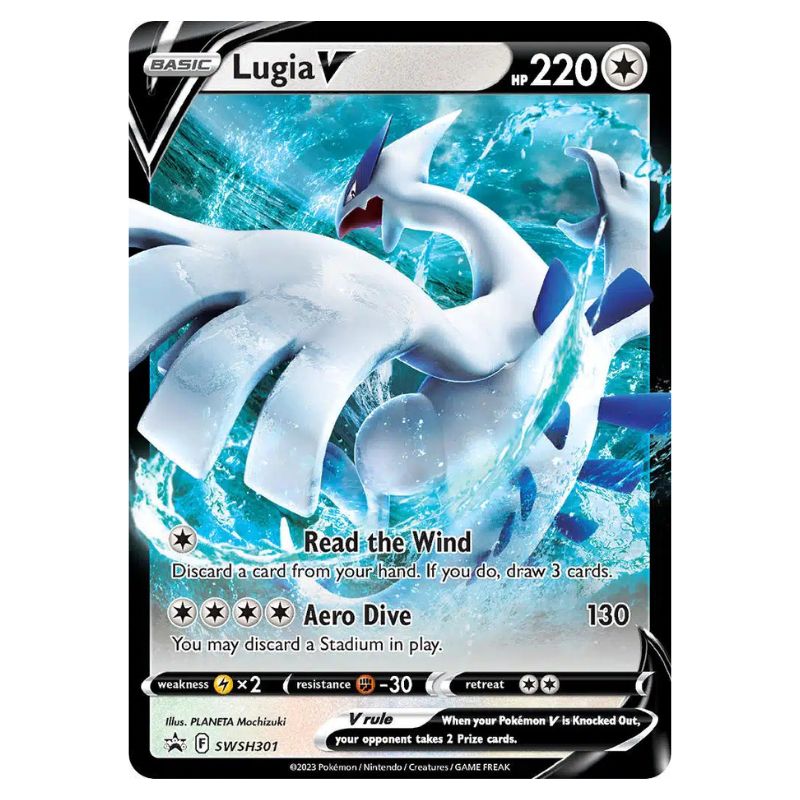 Lugia V - SWSH301 - Pokémon Black Star Promo - Jumbo (Stort kort)