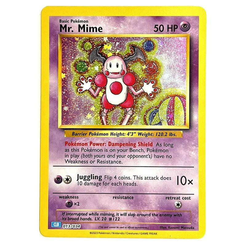 Mr.Mime Holo - CLB013 - Pokémon Trading Card Game Classic
