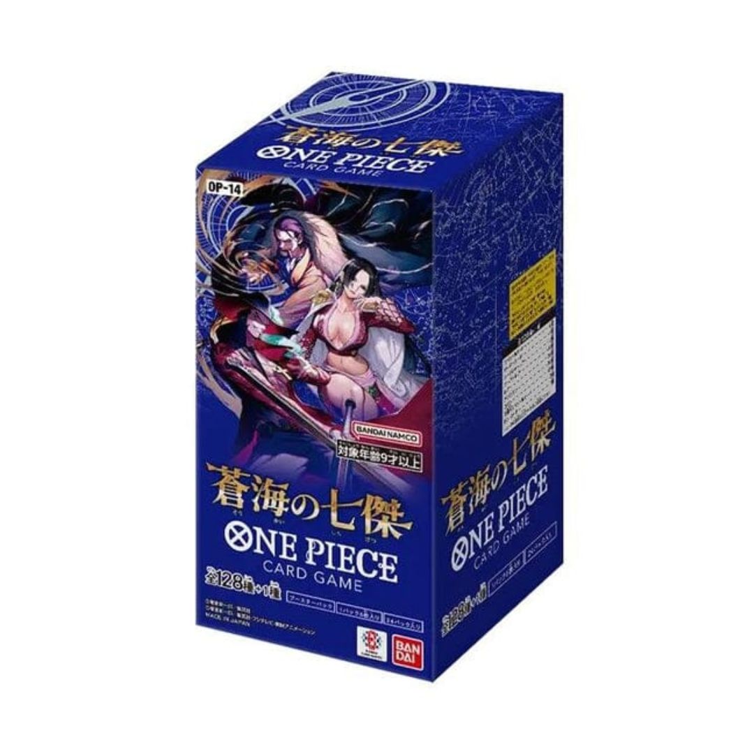 One Piece Card Game: OP14 - The Azure Sea's Seven Booster Box (Japansk)
