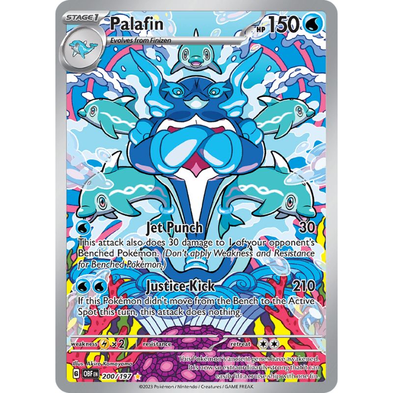 Palafin - Illustration Rare - OBF 200/197 - Pokémon Scarlet & Violet: Obsidian Flames