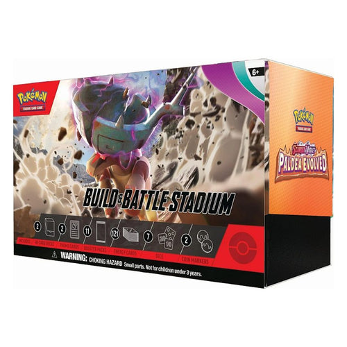 Pokémon Scarlet & Violet: Paldea Evolved Build & Battle Stadium Box