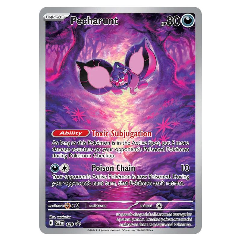 Pecharunt - SVP129 Black Star Promo - Sealed (Förseglad) - Pokémon Shrouded Fable