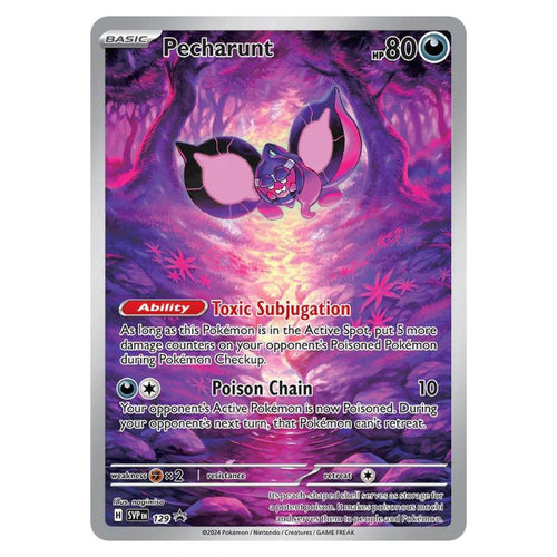 Pecharunt - SVP129 Black Star Promo - Sealed (Förseglad) - Pokémon Shrouded Fable
