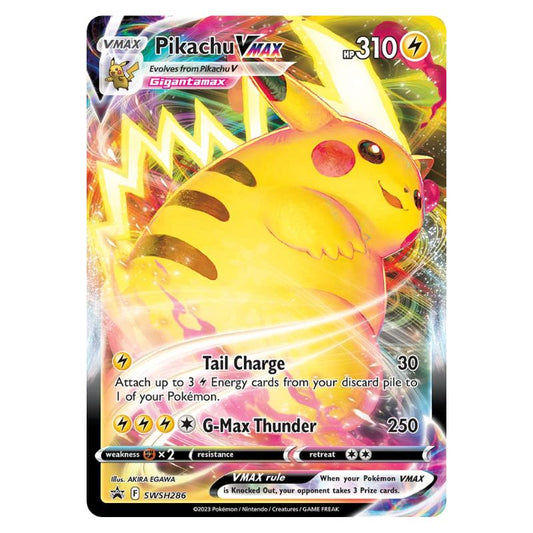 Pikachu VMAX - SWSH286 Black Star Promo - Pokémon TCG