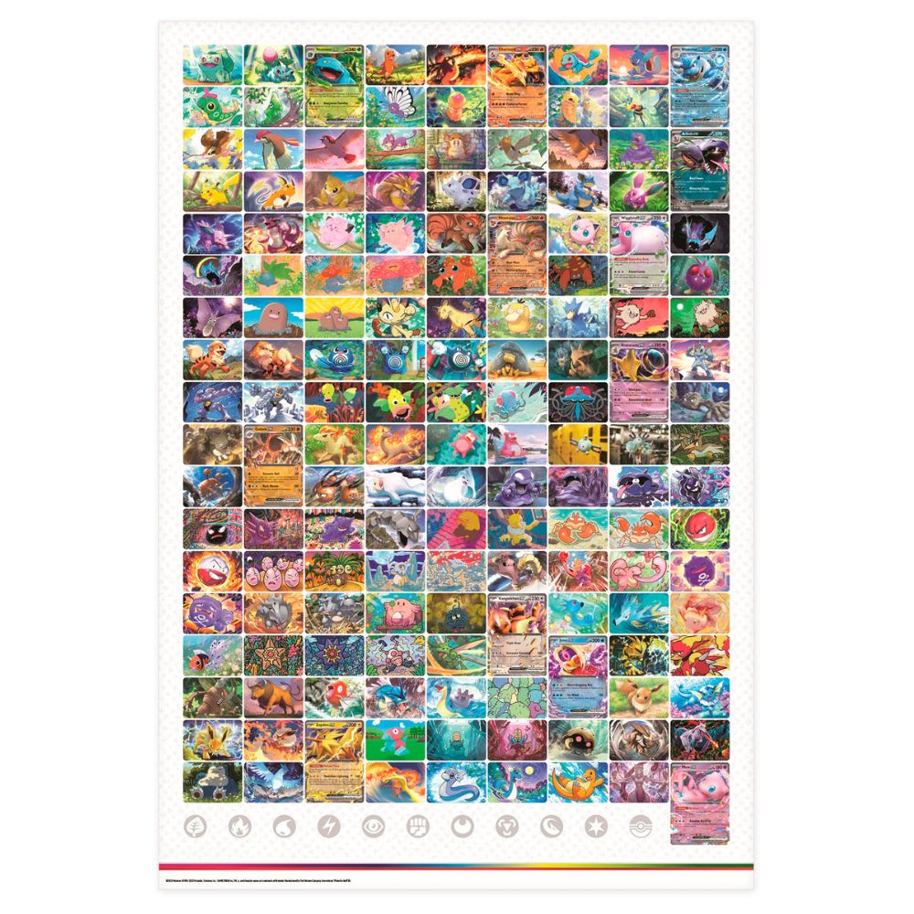 Pokémon Scarlet & Violet: 151 Poster - 100x70 cm