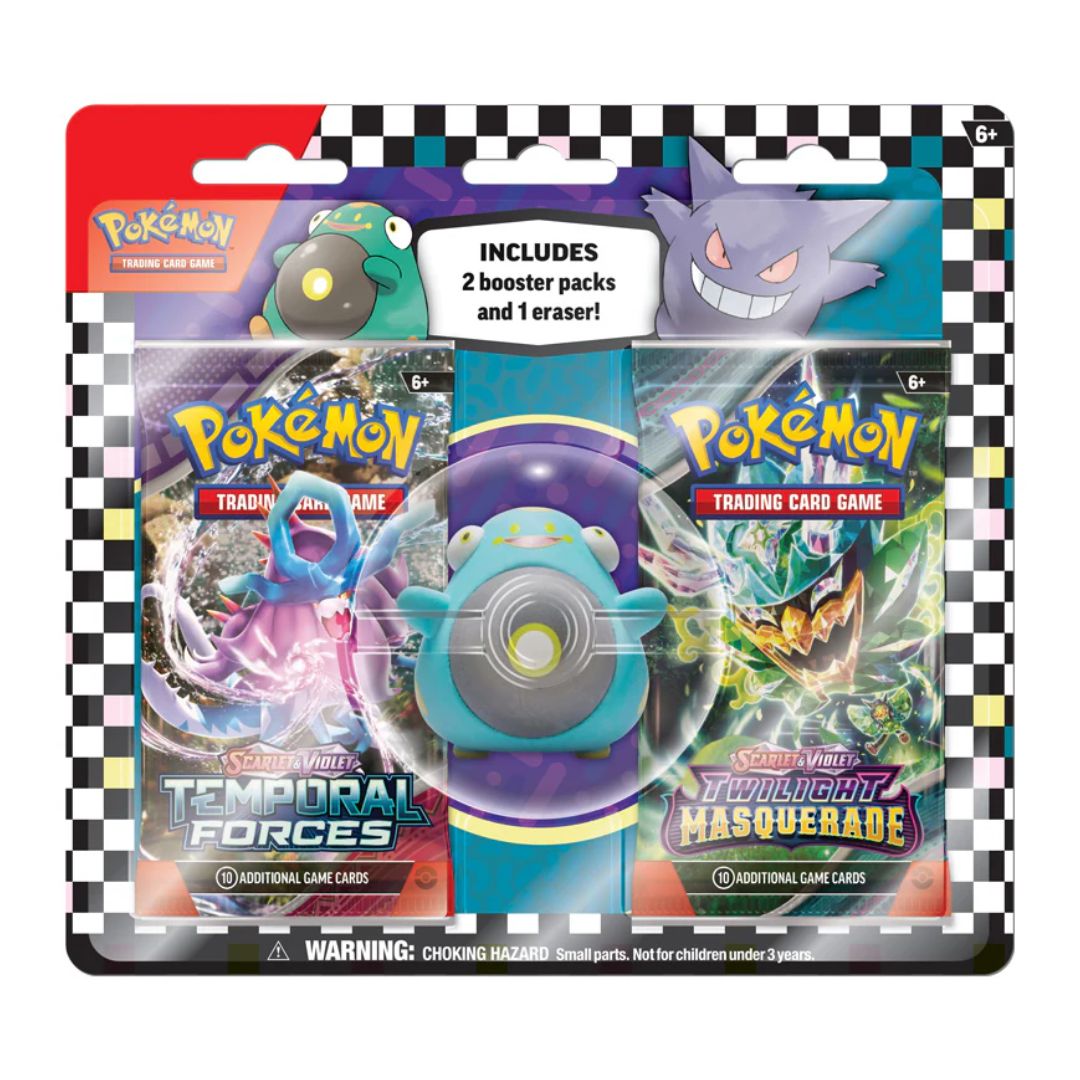 Pokémon TCG: Back to School Eraser Blister - Bellibolt