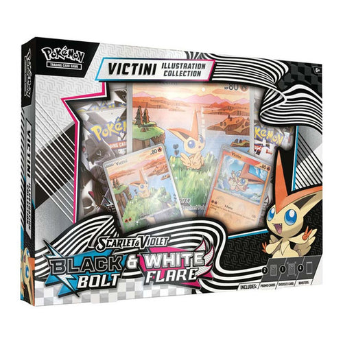 Pokémon Scarlet & Violet 10.5: Black Bolt & White Flare Victini Illustration Collection (MAX 1 PER KUND)