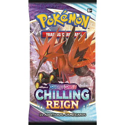 Pokémon Sword & Shield 6: Chilling Reign Booster Pack