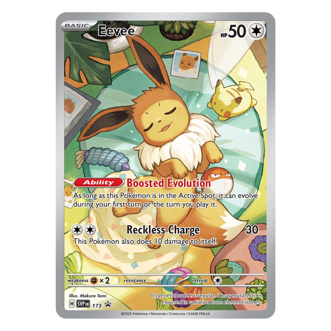 Eevee - SVP173 Black Star Promo - Sealed (Förseglad) - Pokémon Prismatic Evolutions
