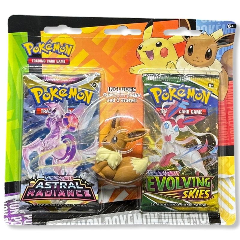 Pokémon TCG: Back to School Eraser Blister -  Eevee