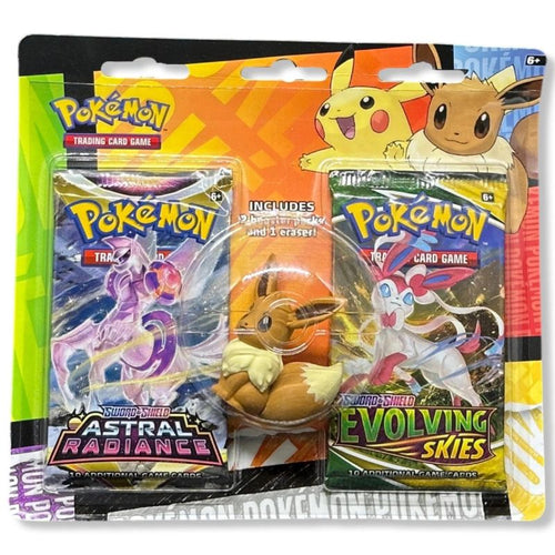 Pokémon TCG: Back to School Eraser Blister -  Eevee