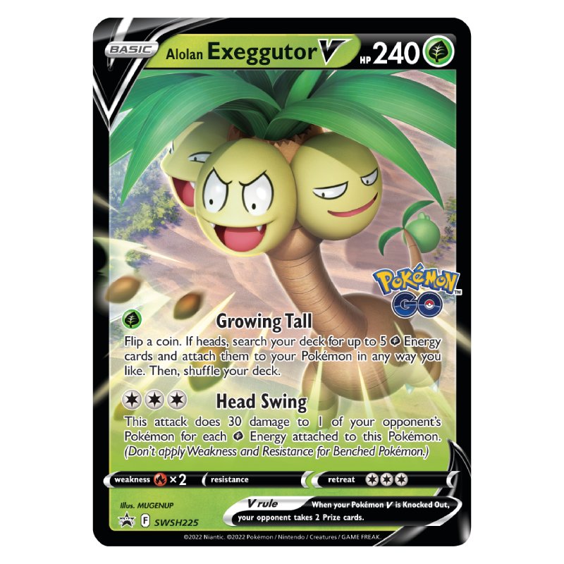 Pokémon TCG: Pokémon GO Collection Box: Alolan Exeggutor V