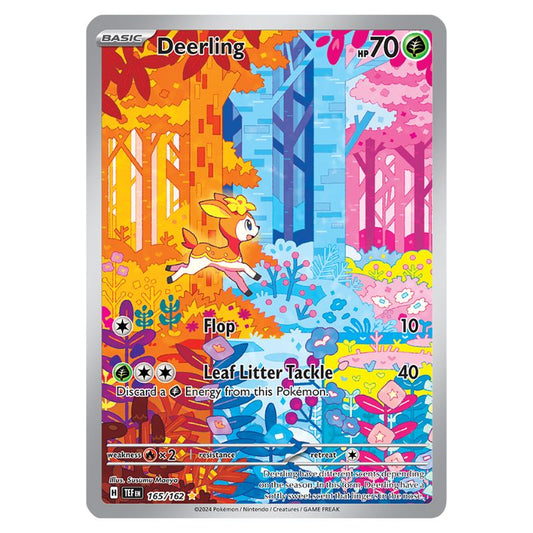 Deerling Illustration Rare - TEF #165/162 - Pokémon Scarlet & Violet: Temporal Forces
