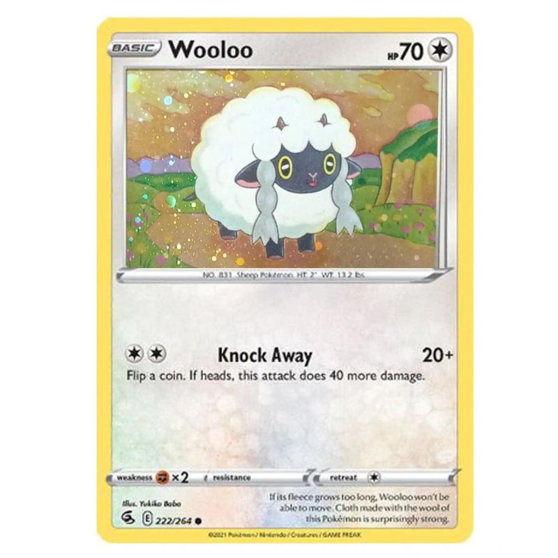 Wooloo Holo - Pokémon Sword & Shield: Boltund V Box Promo