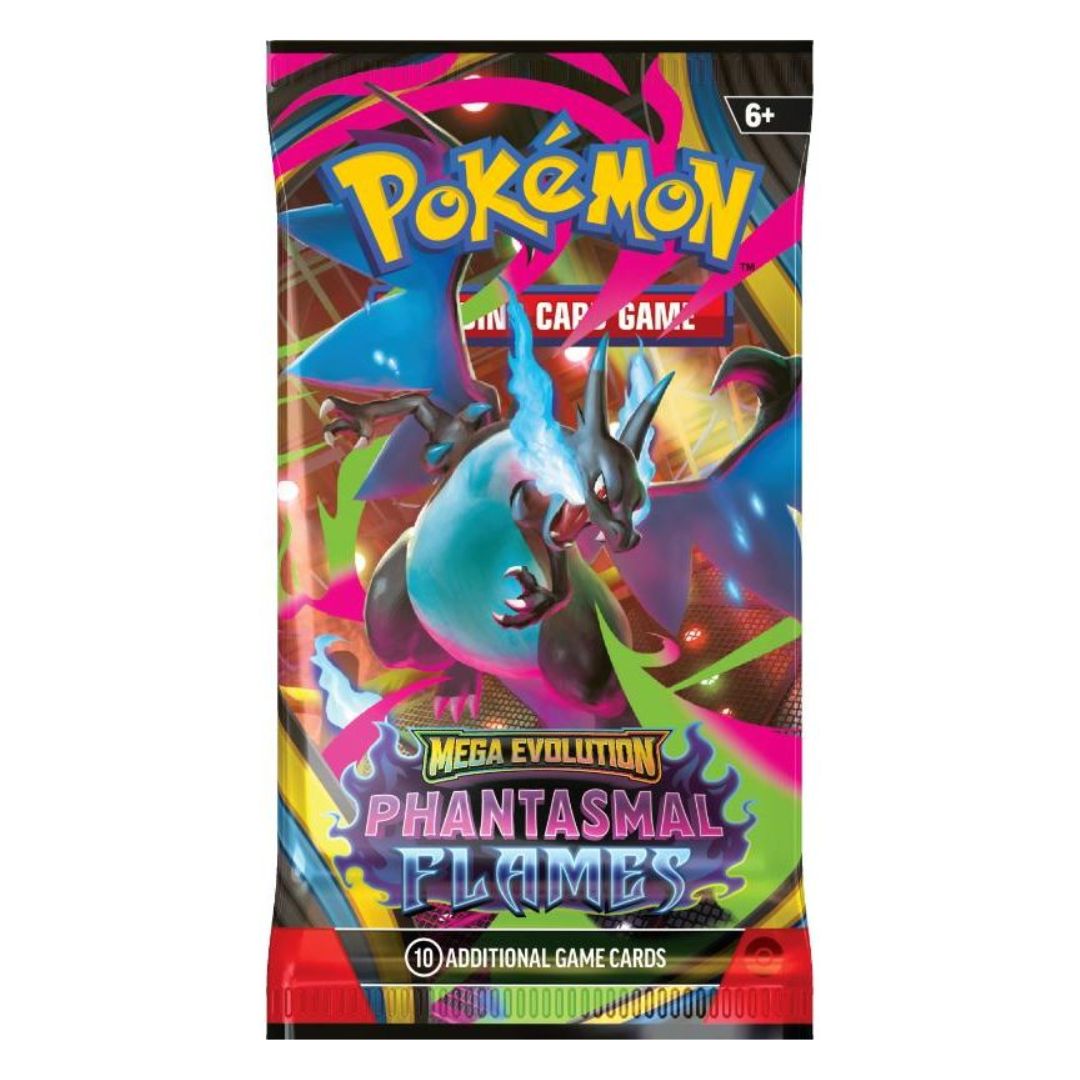 Pokémon Mega Evolution: Phantasmal Flames Booster Pack (MAX 20 PER KUND)