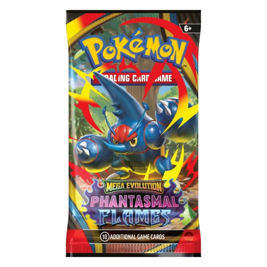 Pokémon Mega Evolution: Phantasmal Flames Booster Pack (MAX 20 PER KUND)