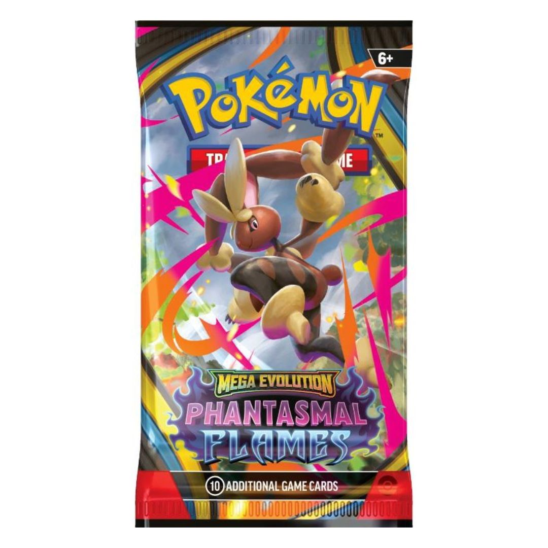 Pokémon Mega Evolution: Phantasmal Flames Booster Pack (MAX 20 PER KUND)