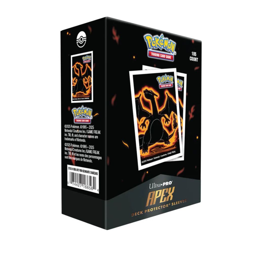 Ultra PRO: Pokémon Neon Kanto APEX Deck Protector Sleeves 105st - Charizard