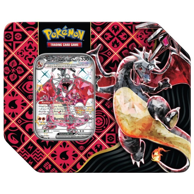 Pokémon Scarlet & Violet 4.5: Paldean Fates Special Tin - Shiny Charizard ex (MAX 2 PER KUND)