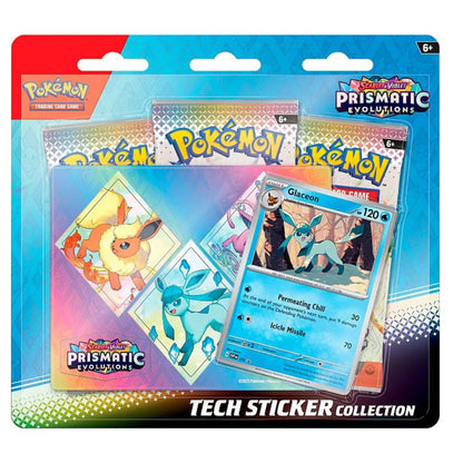 Pokémon Scarlet & Violet 8.5: Prismatic Evolutions Tech Sticker Collection (MAX 1 PER KUND)