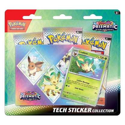 Pokémon Scarlet & Violet 8.5: Prismatic Evolutions Tech Sticker Collection (MAX 1 PER KUND)