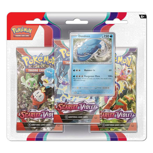 Pokémon Scarlet & Violet: 3-Pack Blister - Dondozo