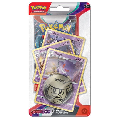Pokémon Scarlet & Violet: Premium Checklane Blister Pack - Gengar