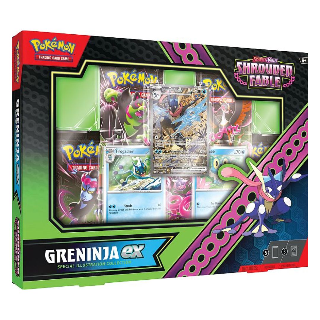 Pokémon Scarlet & Violet 6.5: Shrouded Fable Greninja ex Special Illustration Collection (MAX 2 PER KUND)