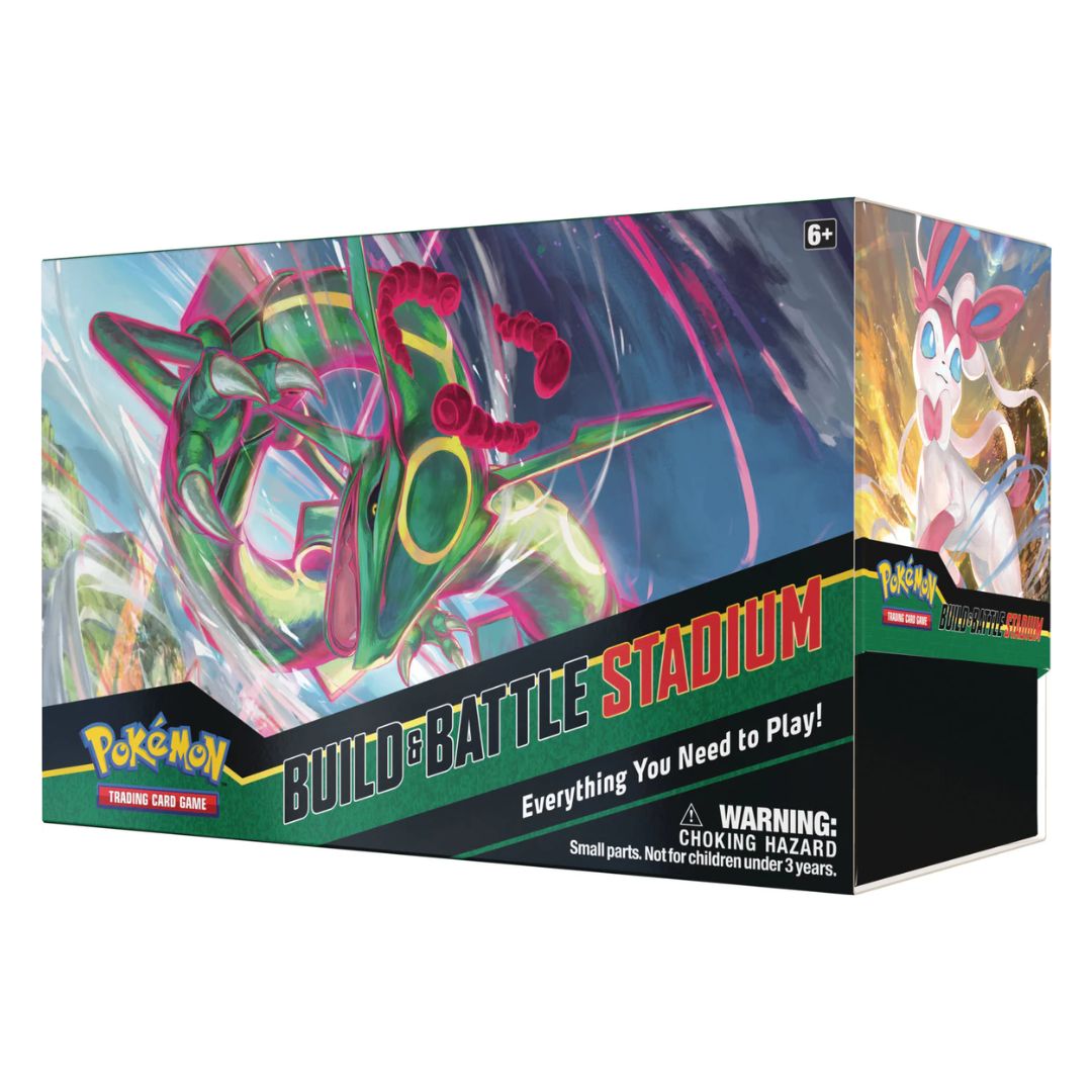 Pokémon Sword & Shield 7: Evolving Skies Build & Battle Stadium Box