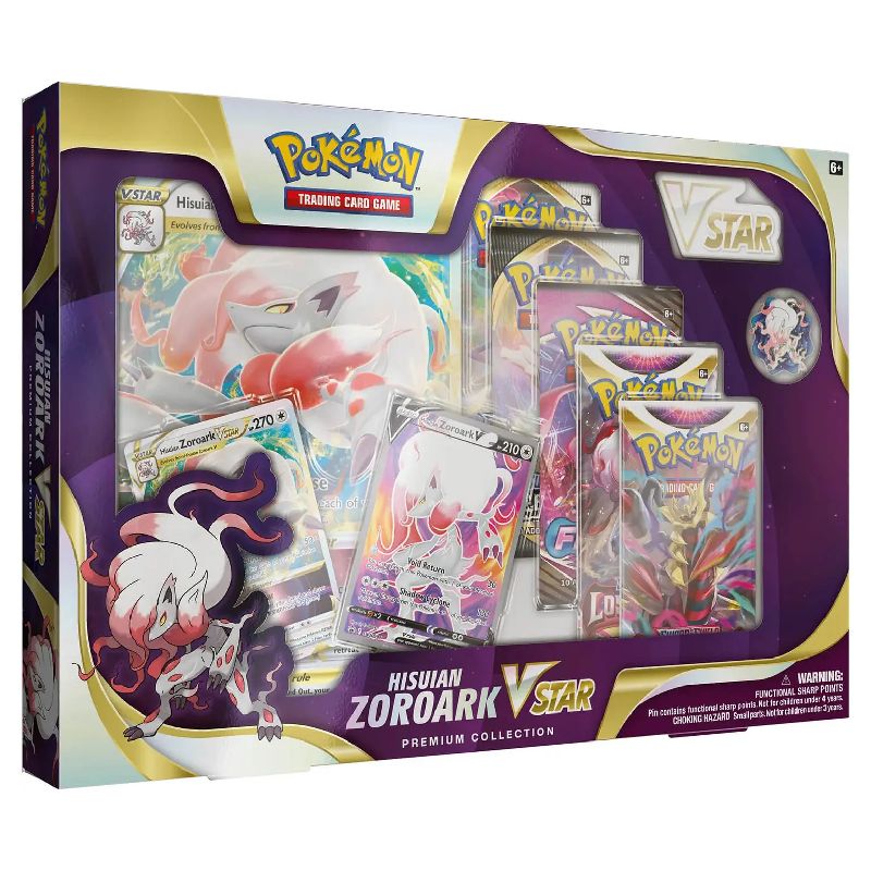 Pokémon TCG: Hisuian Zoroark VSTAR Premium Collection Box