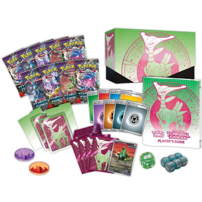 Pokémon Scarlet & Violet 5: Temporal Forces Elite Trainer Box - Iron Leaves