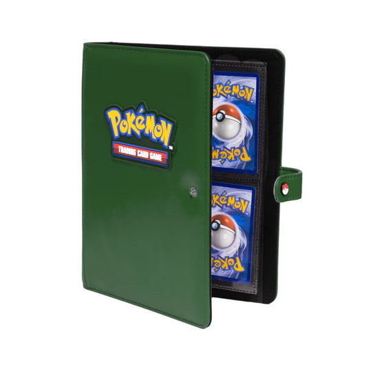 Ultra PRO: Premium Green 4-Pocket Snap Binder - Pokémon