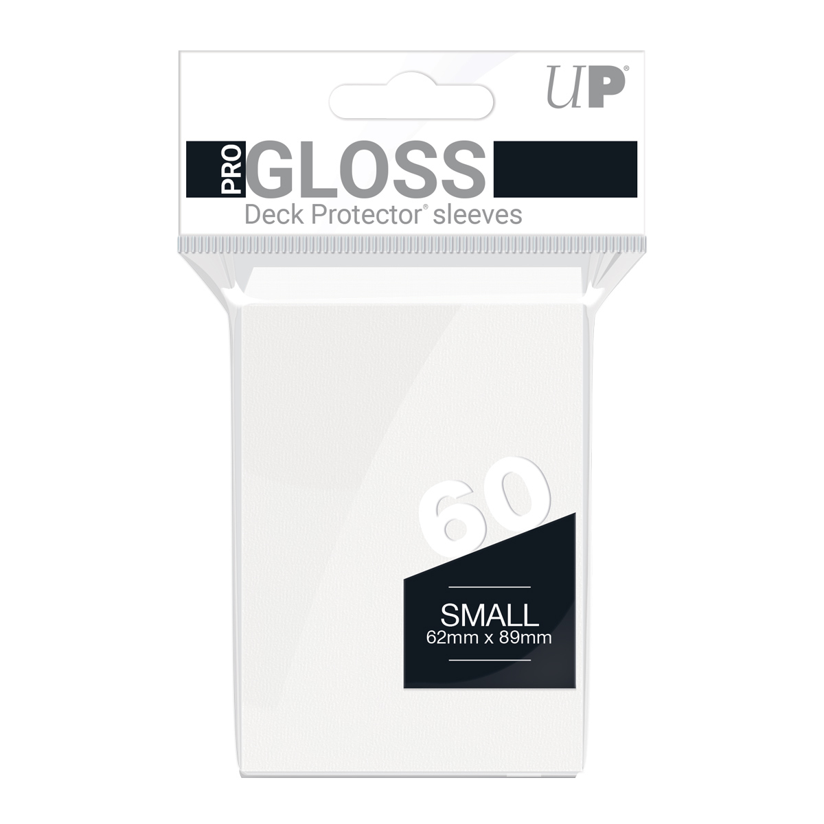 Ultra PRO: PRO-Gloss Small Deck Protector Sleeves Vit, 60st
