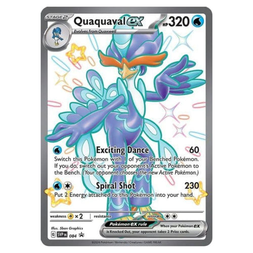 Quaquaval ex - SVP084 Black Star Promo - Pokémon Scarlet & Violet: Paldean Fates