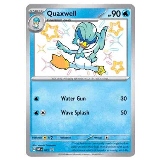 Quaxwell - SVP083 Black Star Promo - Pokémon Scarlet & Violet: Paldean Fates