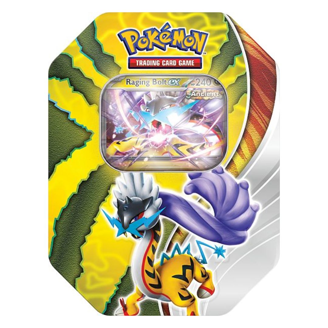 Pokémon TCG: Paradox Destinies Tin - Raging Bolt