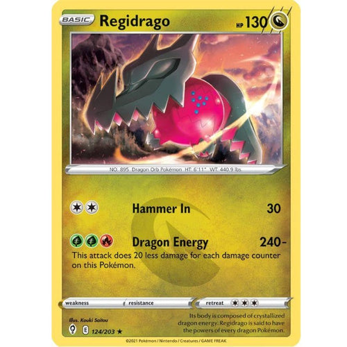 Regidrago - 124/203 Holo Promo - Pokémon Sword & Shield: Crown Zenith Promokort