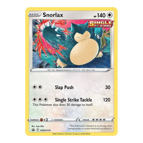 Snorlax Cosmos Holofoil - SWSH119 - Pokémon Black Star Promo