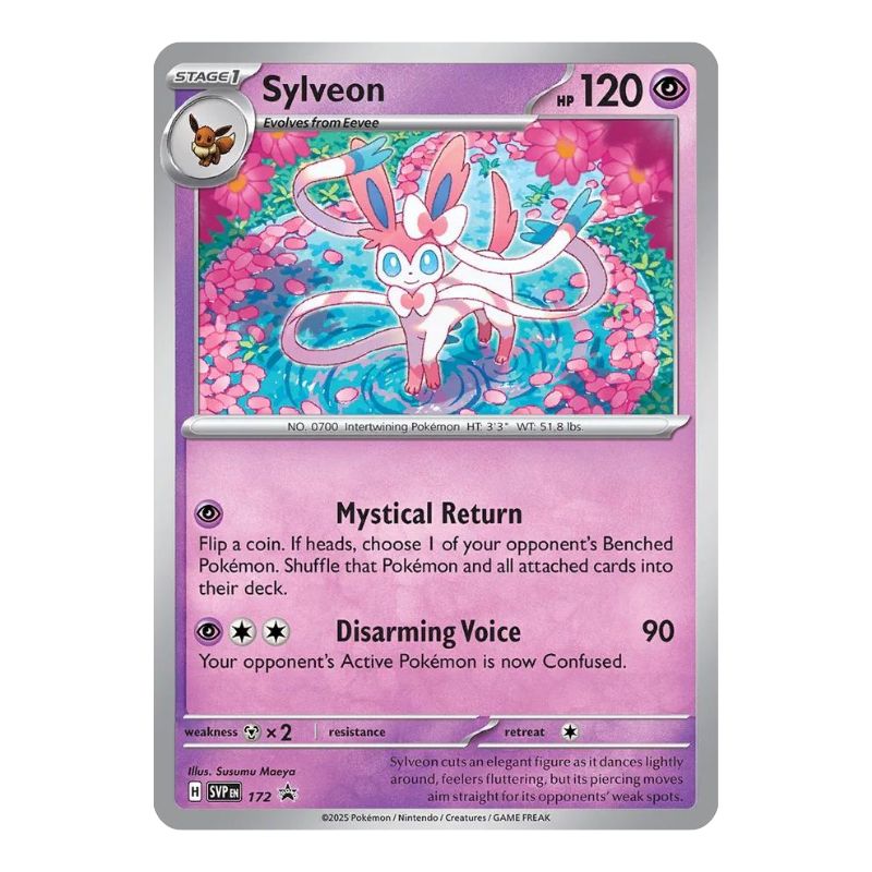 Sylveon Cosmos Holofoil - SVP172 - Pokémon Black Star Promo