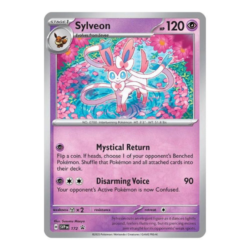 Sylveon Cosmos Holofoil - SVP172 - Pokémon Black Star Promo