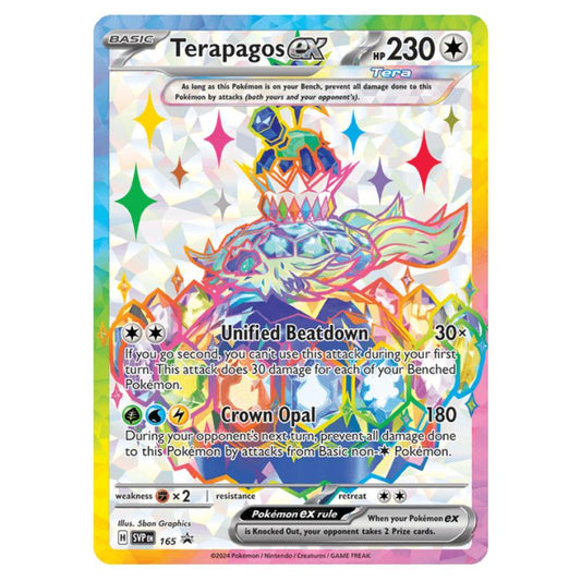 Terapagos ex - SVP165 Black Star Promo