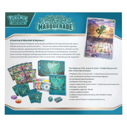 Pokémon Scarlet & Violet 6: Twilight Masquerade Elite Trainer Box