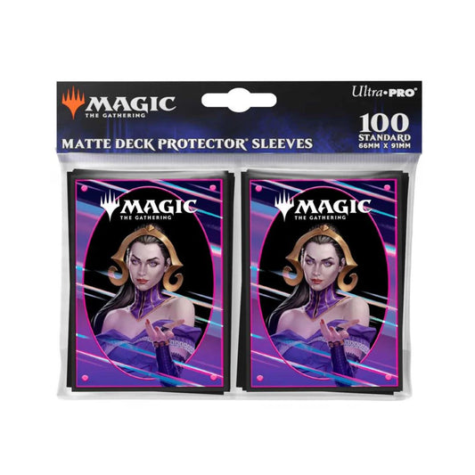 Ultra PRO: Magic: The Gathering Standard Deck Protector Sleeves 100st, Foundations Dark
