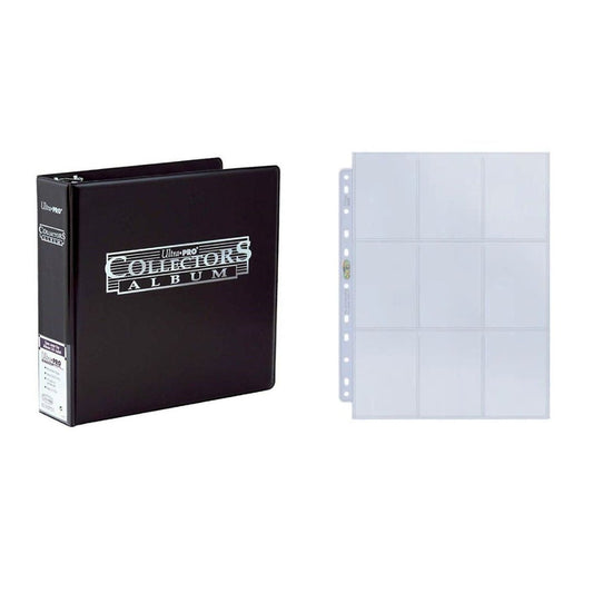 Ultra PRO: Collectors Album Black & Platinum Pages (Paketpris)